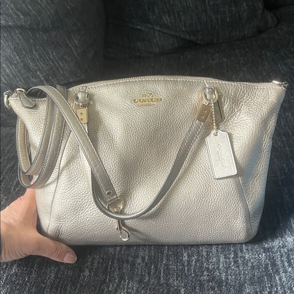 Pewter Coach Bag - Picture 1 of 11